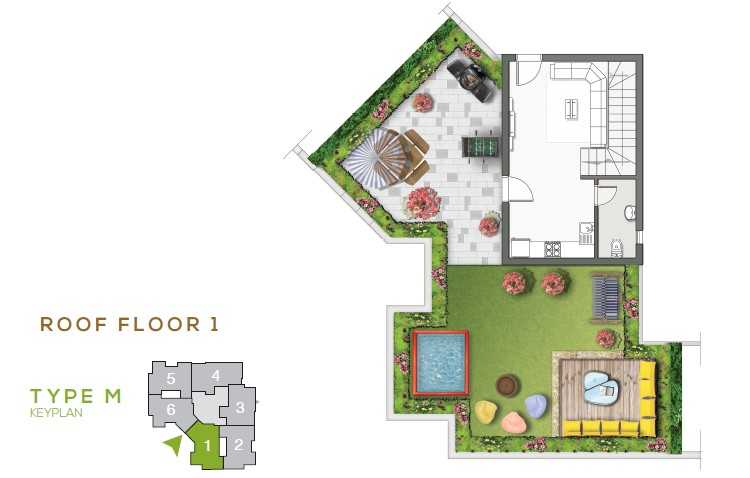 Apartment model in Pukka Project