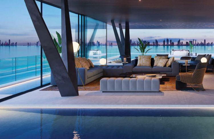 Penthouse on the water surface in the heart of Europe
