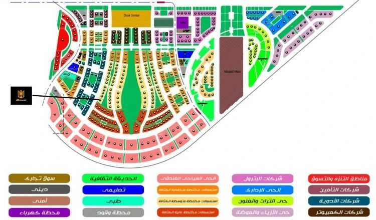 خريطة توباز تاور العاصمة الادارية