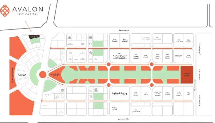 Commercial 172m² for Sale in Mall Avalon New Cairo, Banks Area