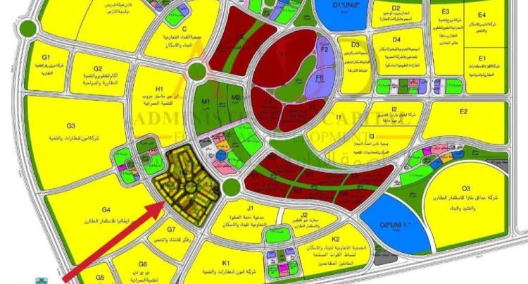 خريطة كمبوند ذا سيتي العاصمة