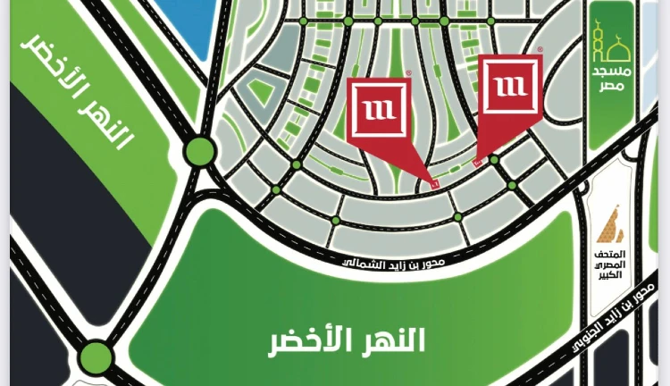 خريطة جيمني تاورز العاصمة الإدارية