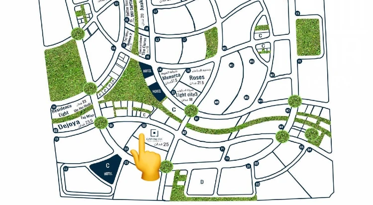 The Map of Compound Kardia New Capital