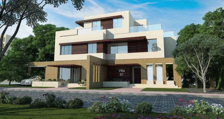 Standalone villa in Upville October project