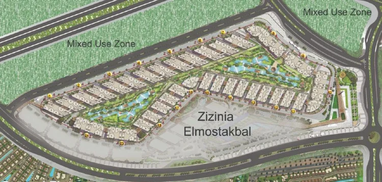 Design of Zizinia Mostakbal City