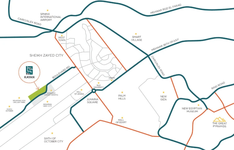 Map of Compound Kayan October