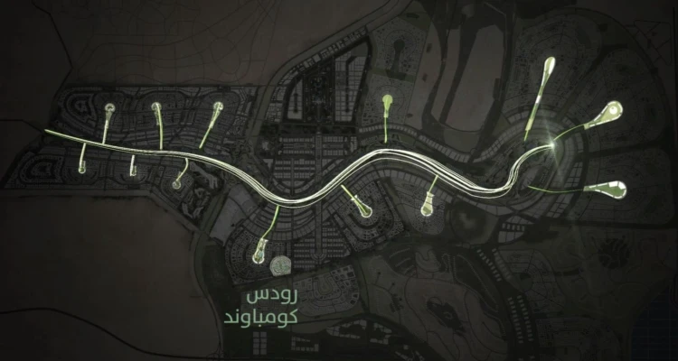 Map of Compound Rhodes New Capital