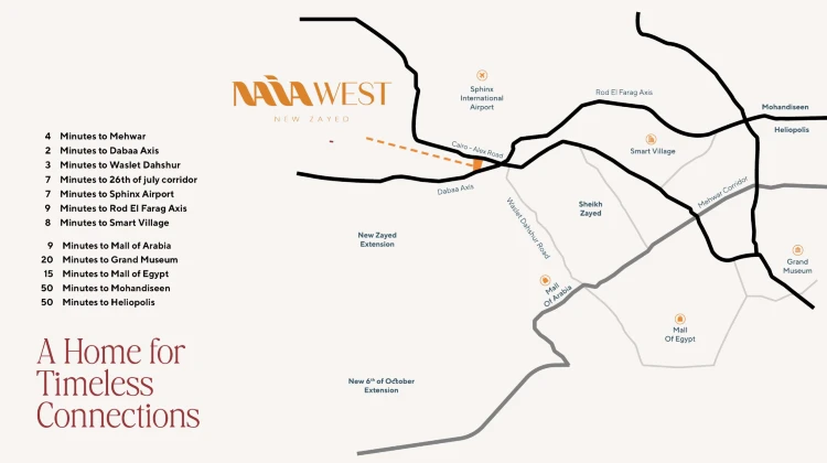 Map of Naia West New Zayed
