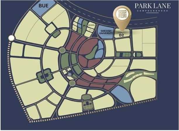 Map of Park Lane New Capital Project