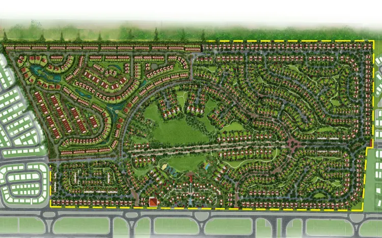 Masterplan of Mountain View Chillout Park Compound