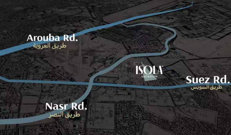 خريطة كمبوند ايزولا شيراتون