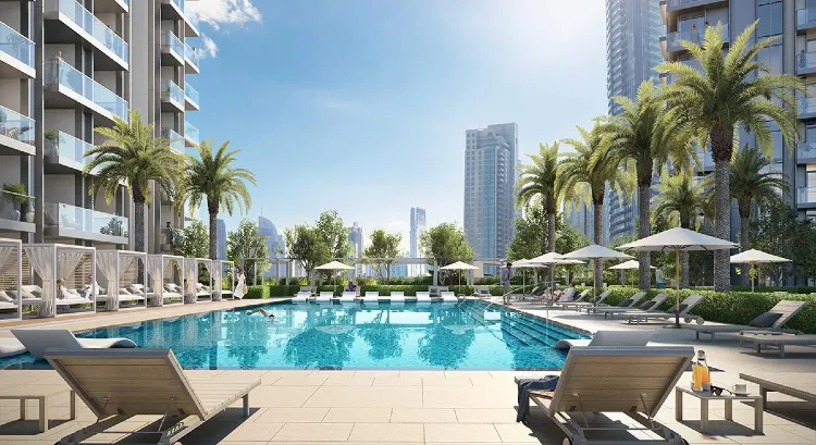 A Swimming Pool in St.Regis Penthouse Downtown Project