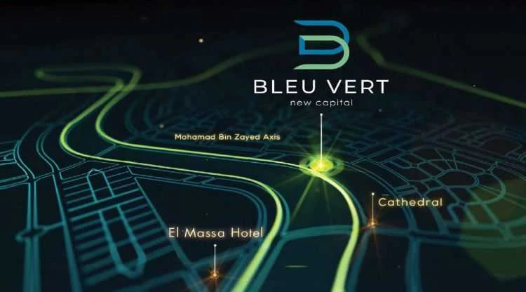 Map of Bleu Vert New Capital Compound