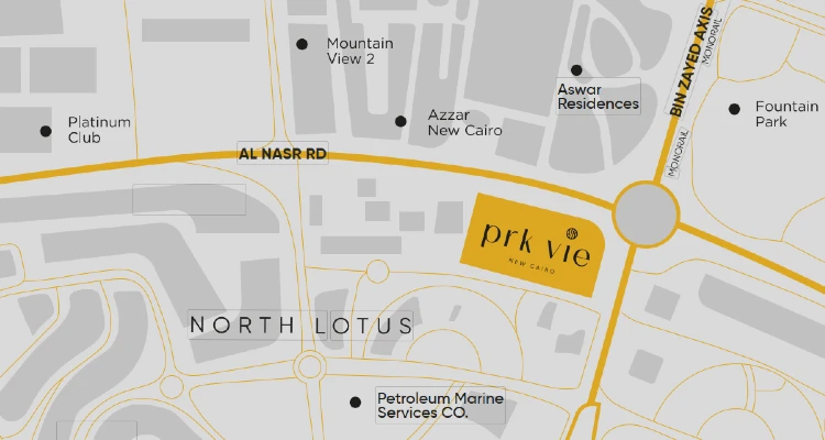 Map of Prk Vie in the Golden Square
