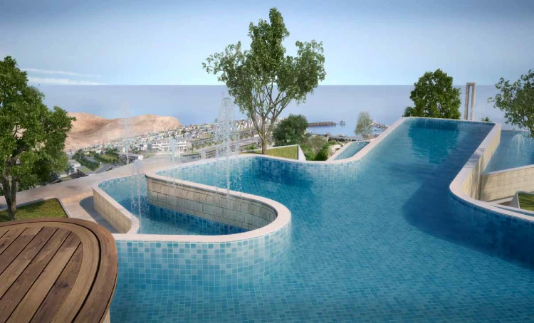 Swimming Pools in Il Monte Galala Project