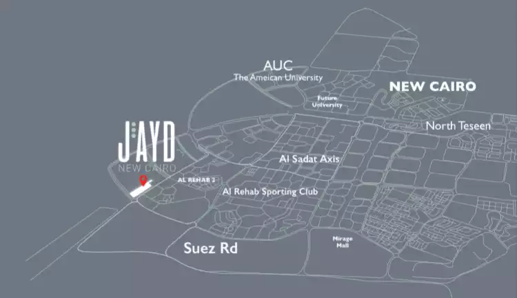 Location of Jayd Compound New Cairo