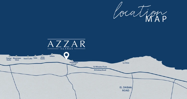 Map of Azzar Islands North Coast