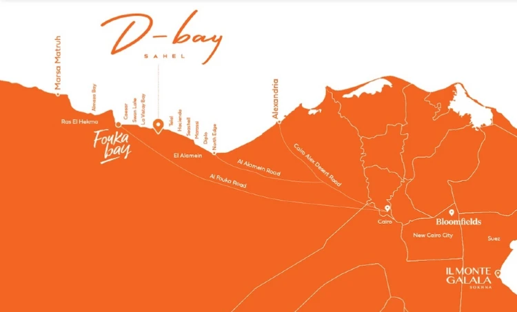 Map of D-Bay Village North Coast