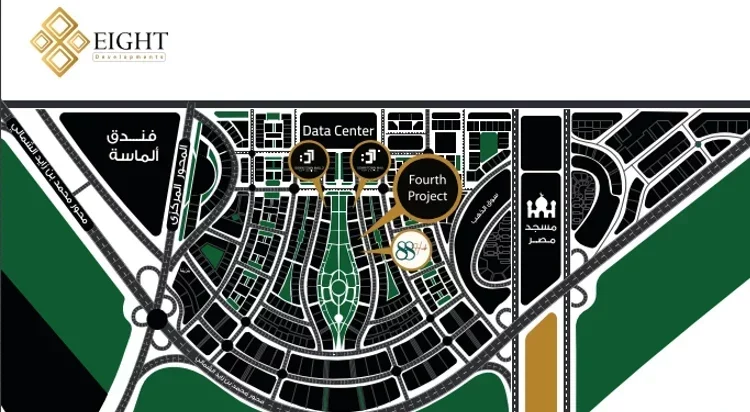 The Map of Mall Central Point New Capital
