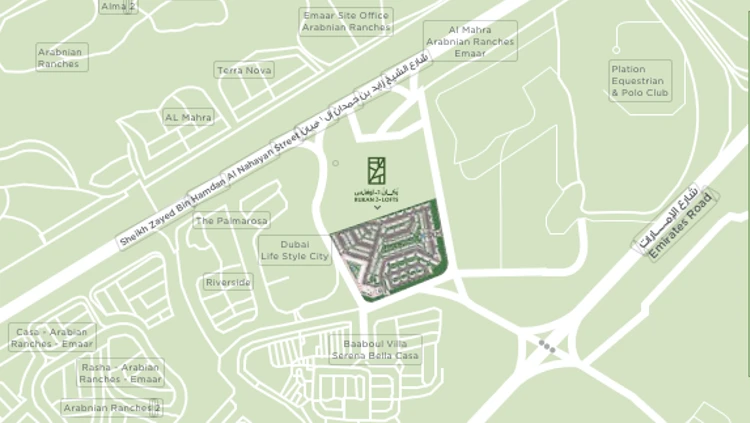 The Map of Rukan Lofts