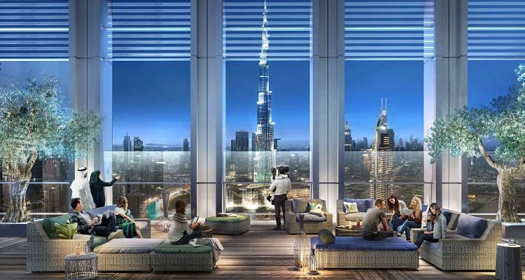 The View of Burj Royale Emaar