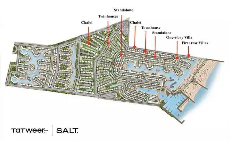 3-Bedroom Villa 180m² for Sale in Village Salt North Coast, Ras El Hekma