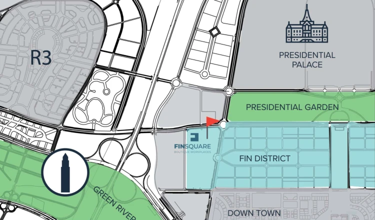 Map of Finsquare Mall New Capital