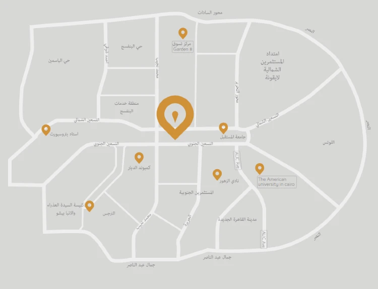 Map of South Gate Mall New Cairo