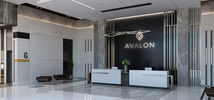 Reception of Avalon Mall New Cairo
