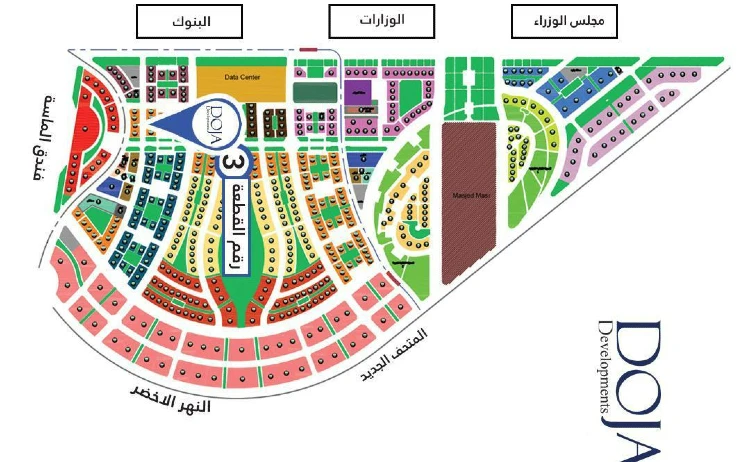 The Map of Mall X Business New Capital