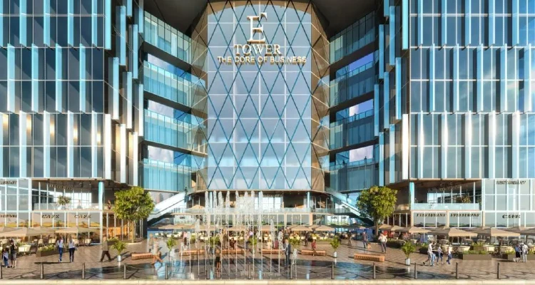 Facades of E-Tower New Capital