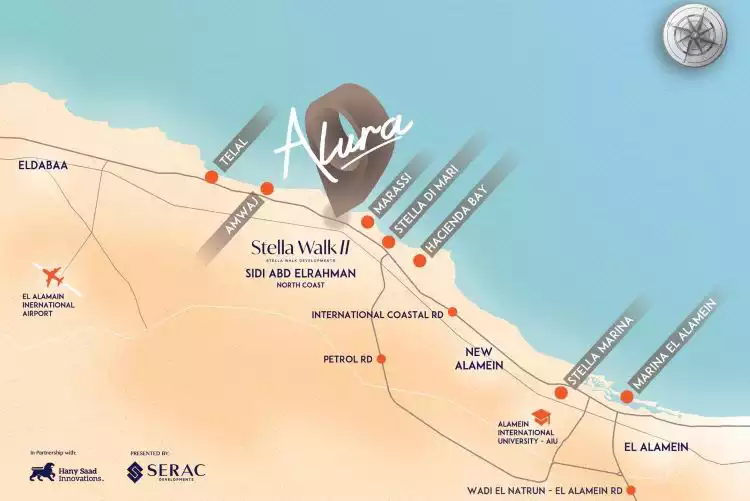 Map of Alura Sidi Abdel Rahman