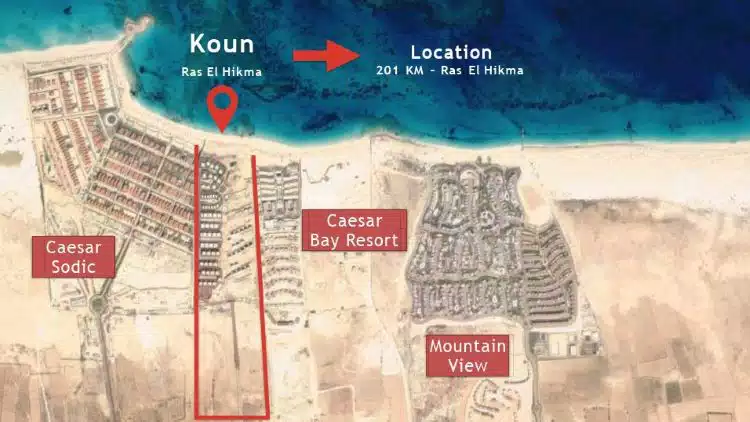 Map of Koun North Coast