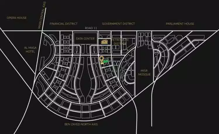 Map of Mall Kanyon New Capital