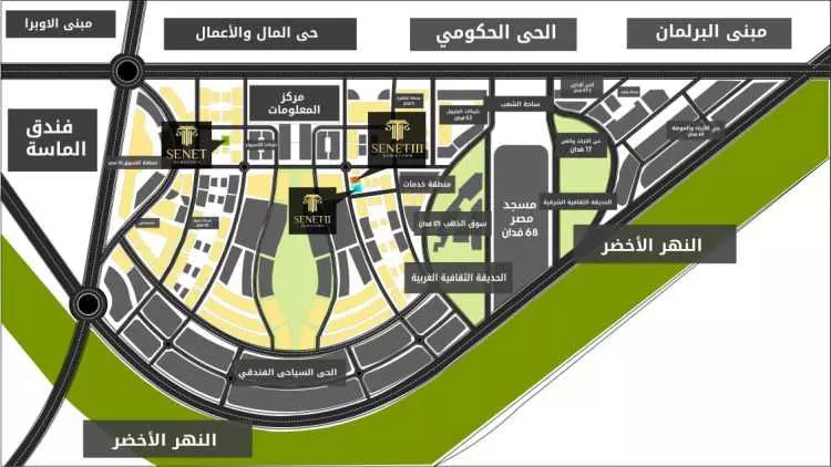 Map of Senet 3 Mall