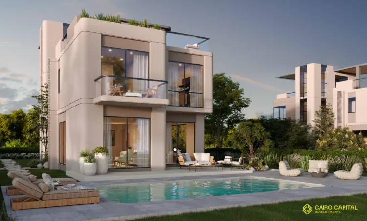 Villas in Lake West 4 Compound Sheikh Zayed