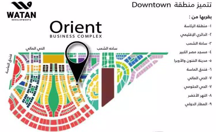 Map of Orient Business Project