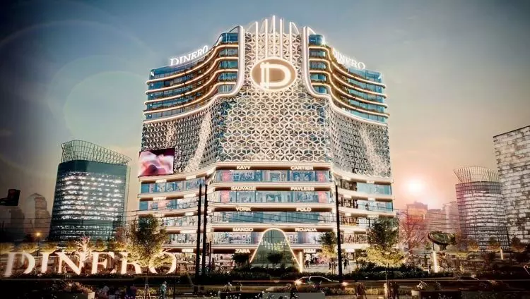 Units of Dinero Tower With Night Lighting