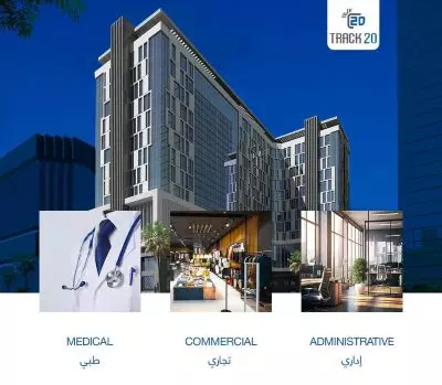 Administrative 48m² for Sale in Track 20 Tower New Capital, Downtown