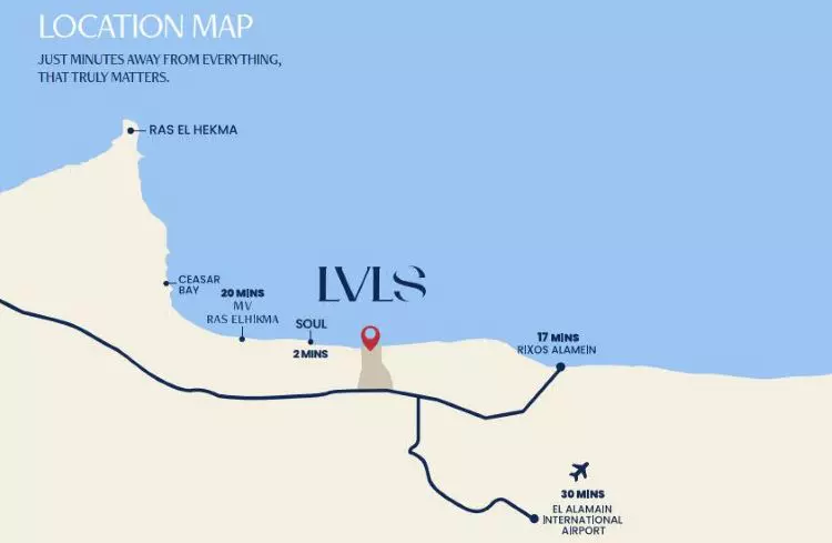 Map of LVLS North Coast