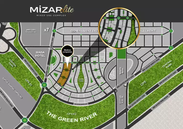Map of Mall Mizar Elite