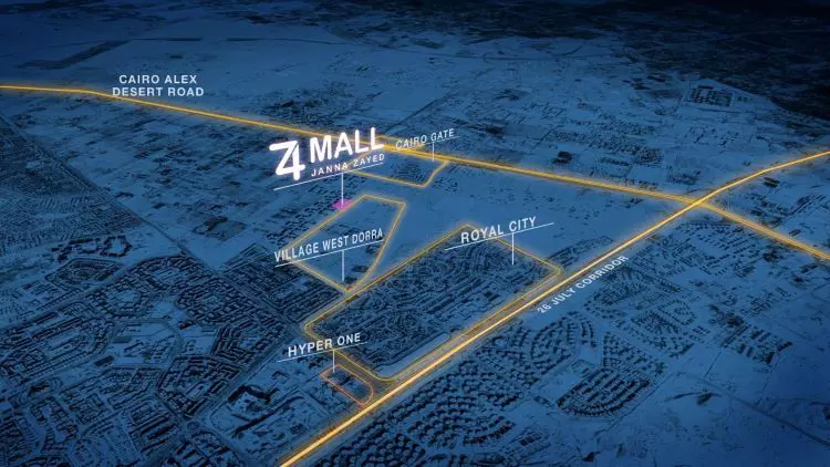 Map of Mall Z4 Janna Zayed