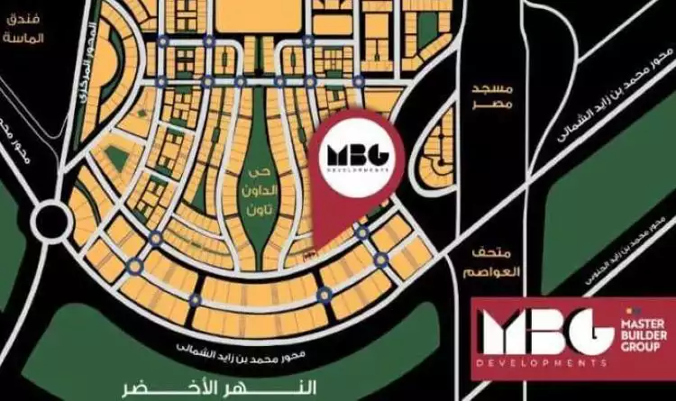 Map of White 14 Tower New Capital