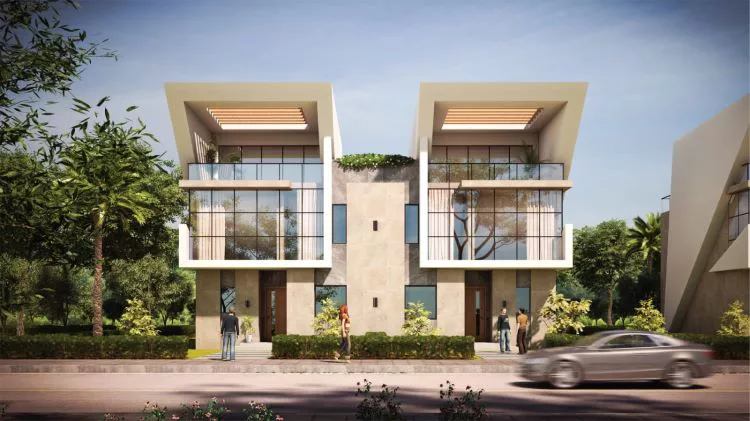 Twin House in Compound Capital Green New Zayed 