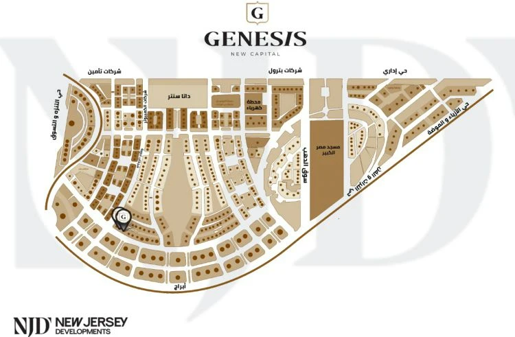 Map of Genesis Mall New Capital