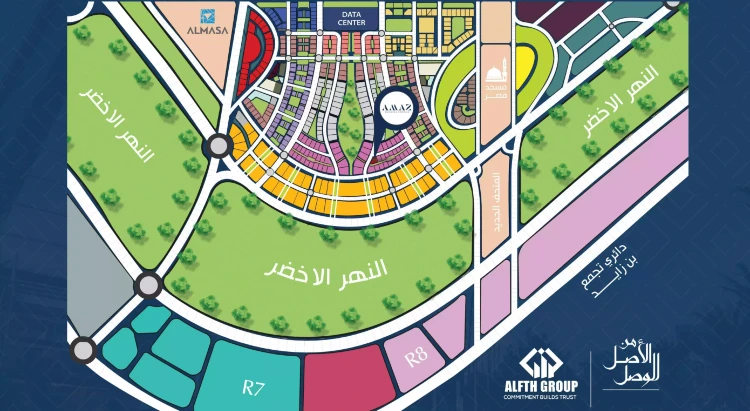 Map of Mall Amaz Business Complex New Capital