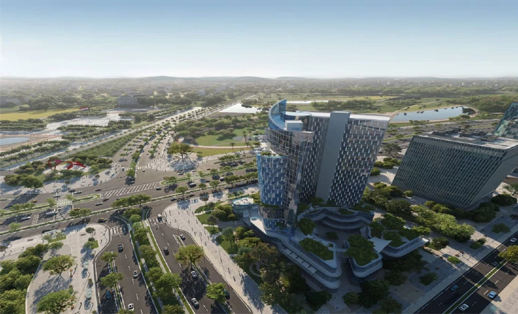 Panoramic View of Mall Menassat Tower New Capital