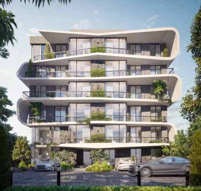 3-Bedroom Apartment 199m² for Sale in Compound Belva Sheikh Zayed, Green Revolution