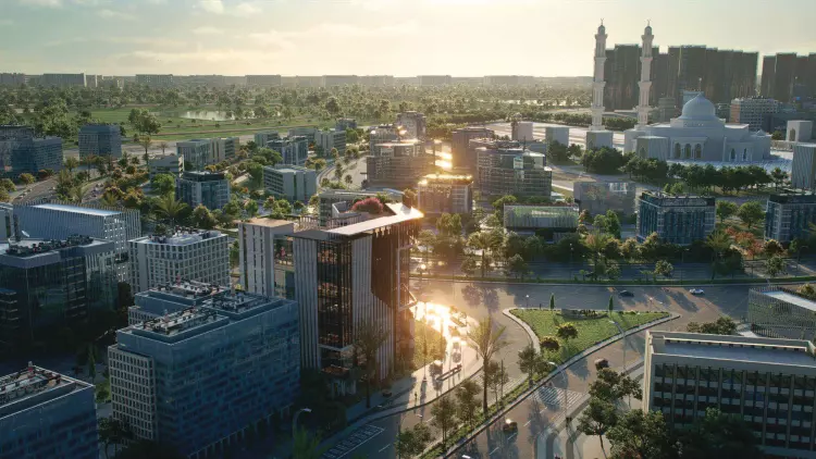 إطلالة وحدات مشروع ميد زي