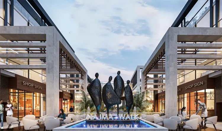 Commercial 2200m² for Sale in Mall Najma Walk New Cairo, 5th Settlement